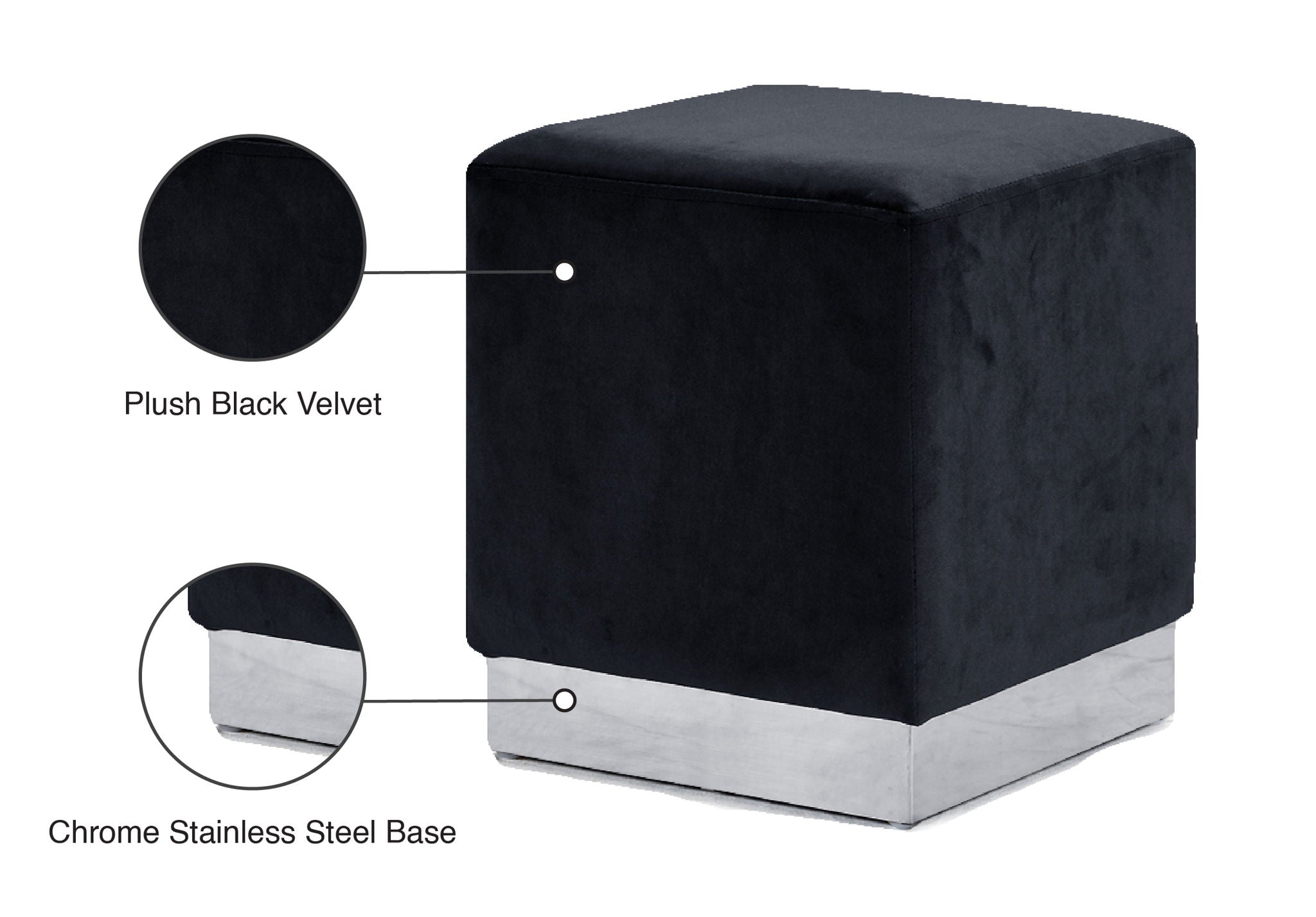 Jax - Stool Ottoman - Urban Living Furniture (Los Angeles, CA)