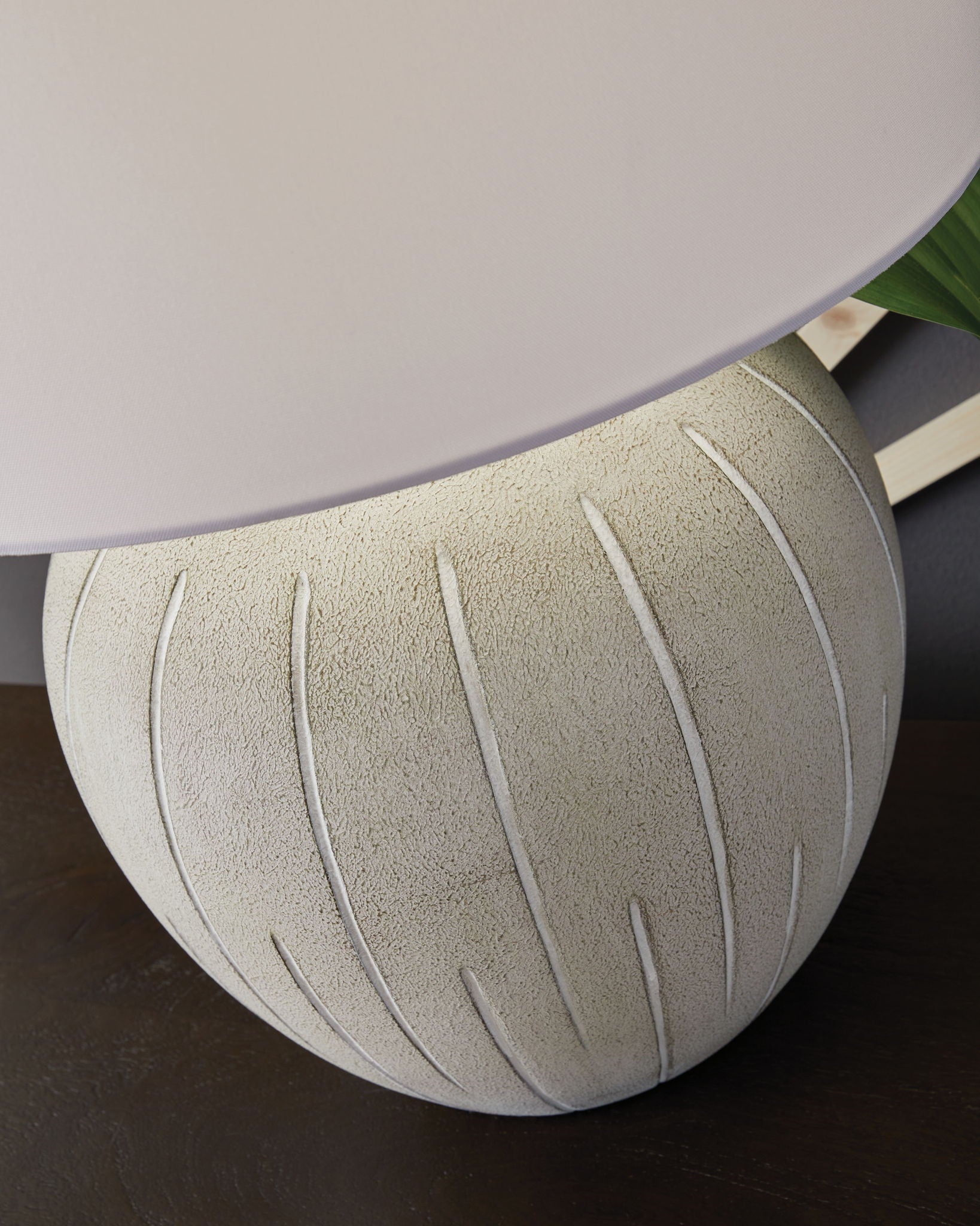 Calbert - Warm Gray - Poly Table Lamp - Urban Living Furniture (Los Angeles, CA)