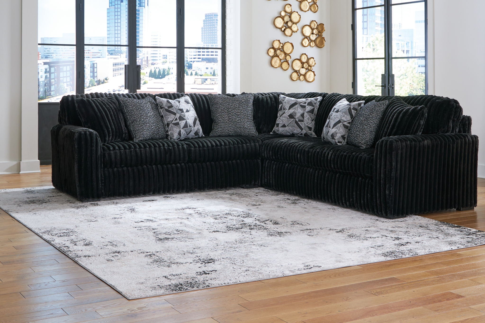 Midnight-Madness - Sectional Set - Urban Living Furniture (Los Angeles, CA)