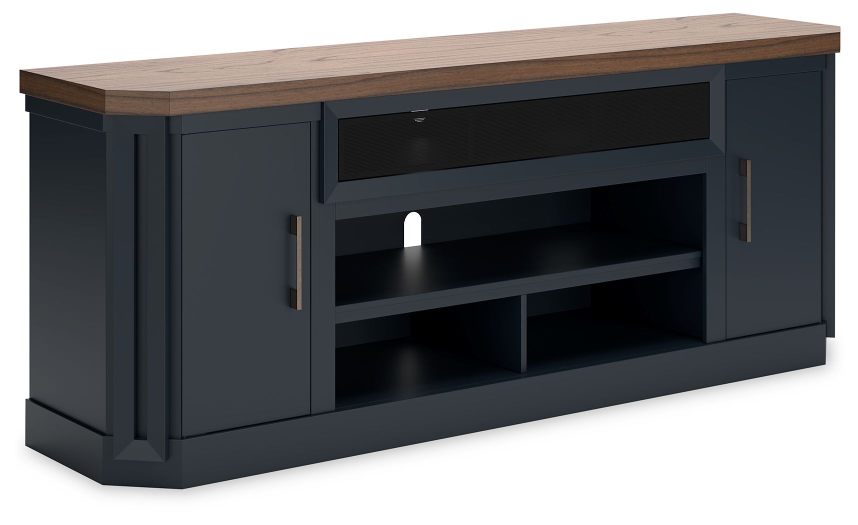 Landocken - Brown / Blue - XL TV Stand W/Fireplace Option - Urban Living Furniture (Los Angeles, CA)