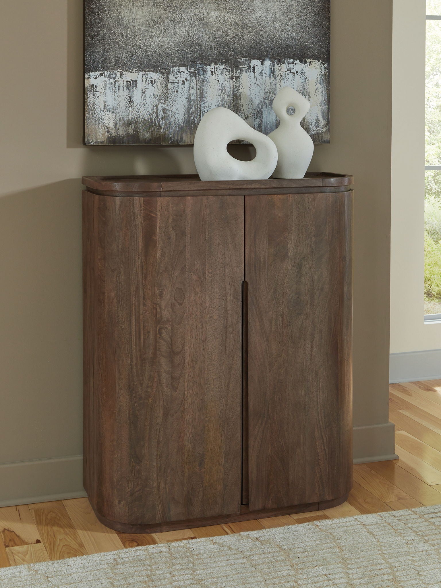 Landermont - Medium Brown - Bar Cabinet - Urban Living Furniture (Los Angeles, CA)
