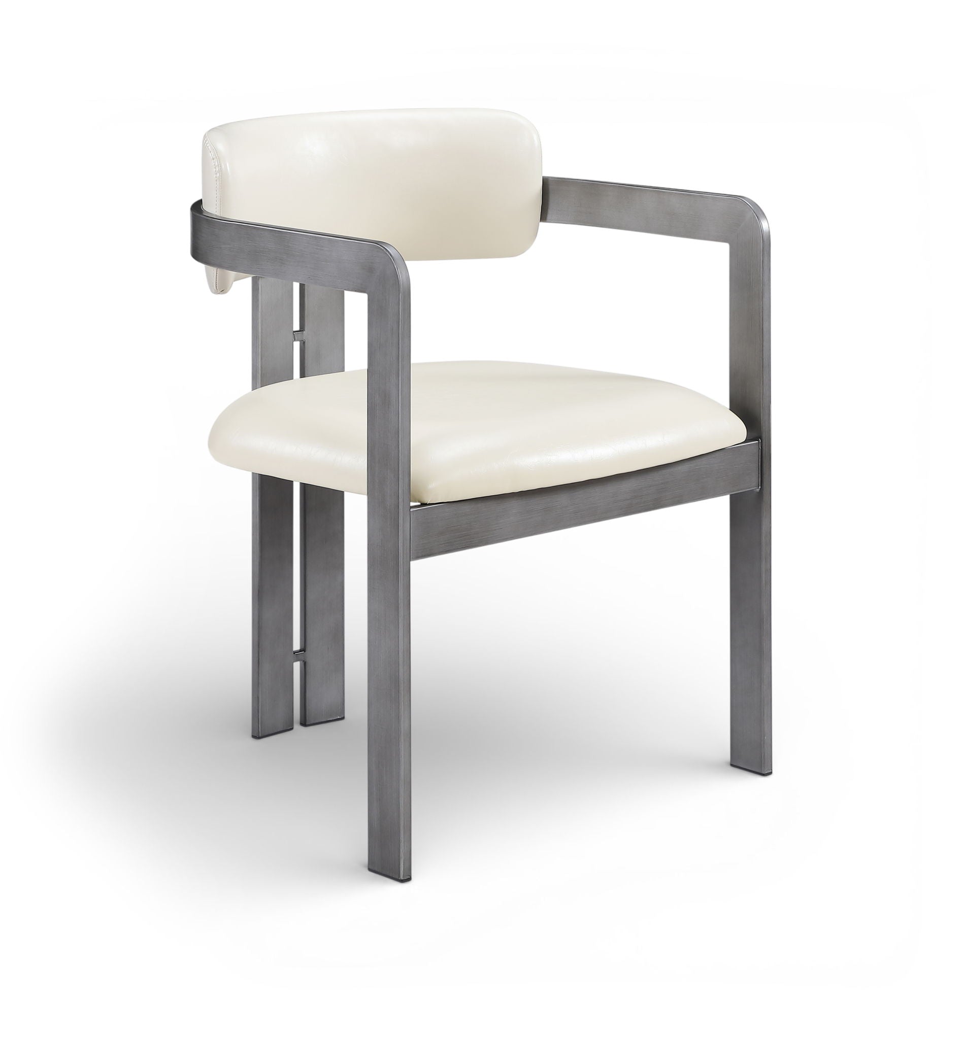 Aurum - Vegan Leather Upholstered Dining Chair With Gray Base (Set of 2) - Urban Living Furniture (Los Angeles, CA)