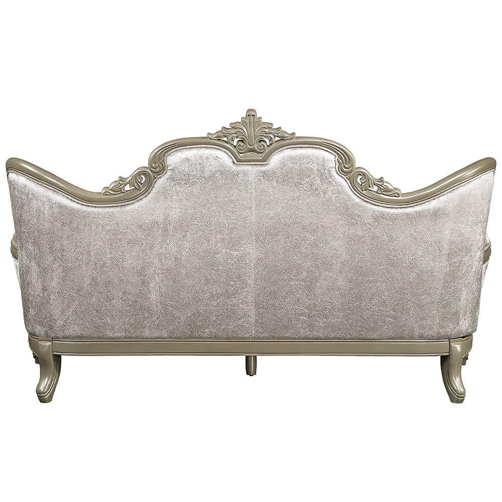 Libertee - Sofa With 5 Pillows - Beige Fabric & Champagne - Urban Living Furniture (Los Angeles, CA)