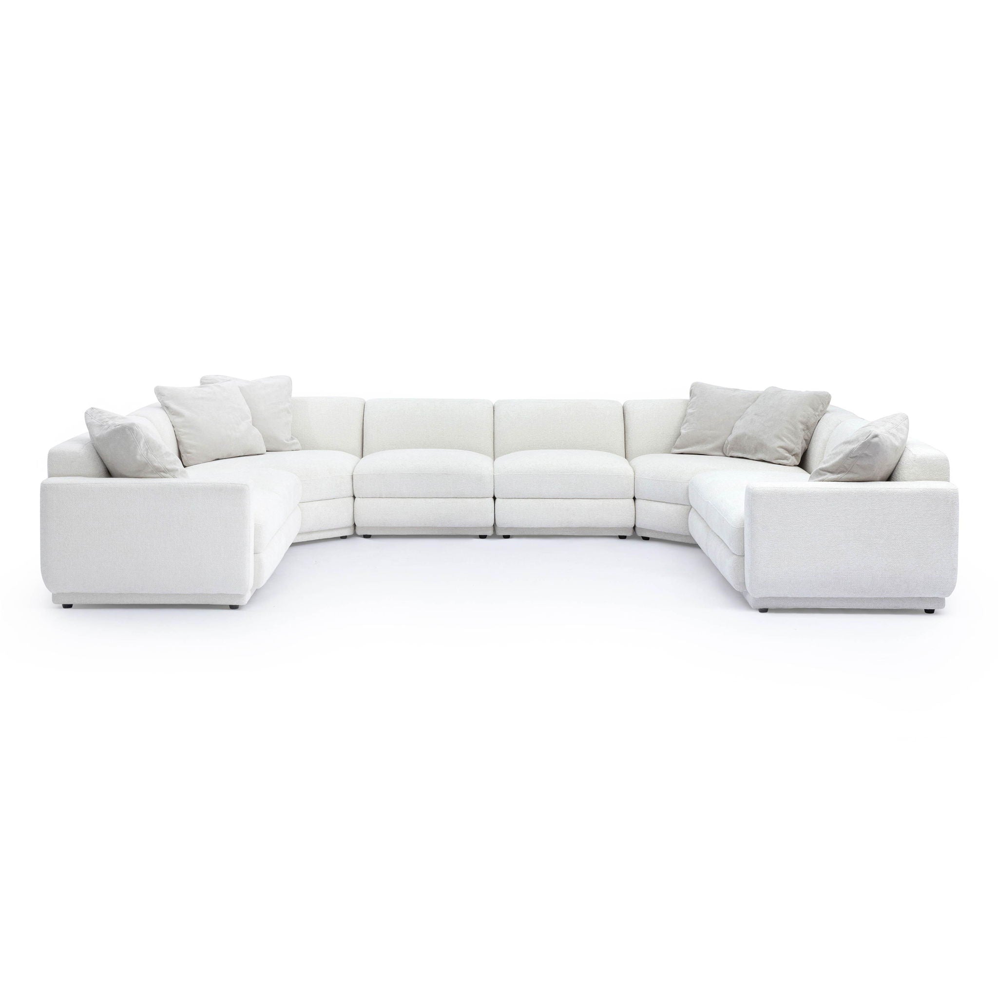 Perry - Modular Large U-Sectional - Cream - Urban Living Furniture (Los Angeles, CA)