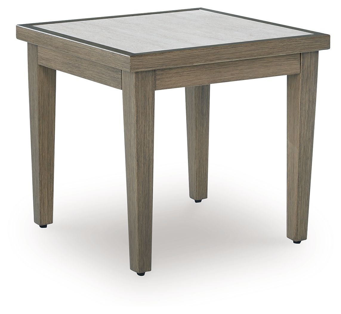 Rainier Ranch - Brown / Beige - Square End Table - Urban Living Furniture (Los Angeles, CA)