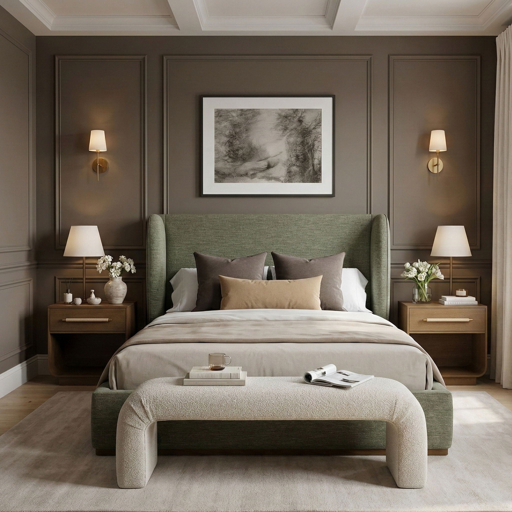 Aurin - Upholstered Bed - Urban Living Furniture (Los Angeles, CA)