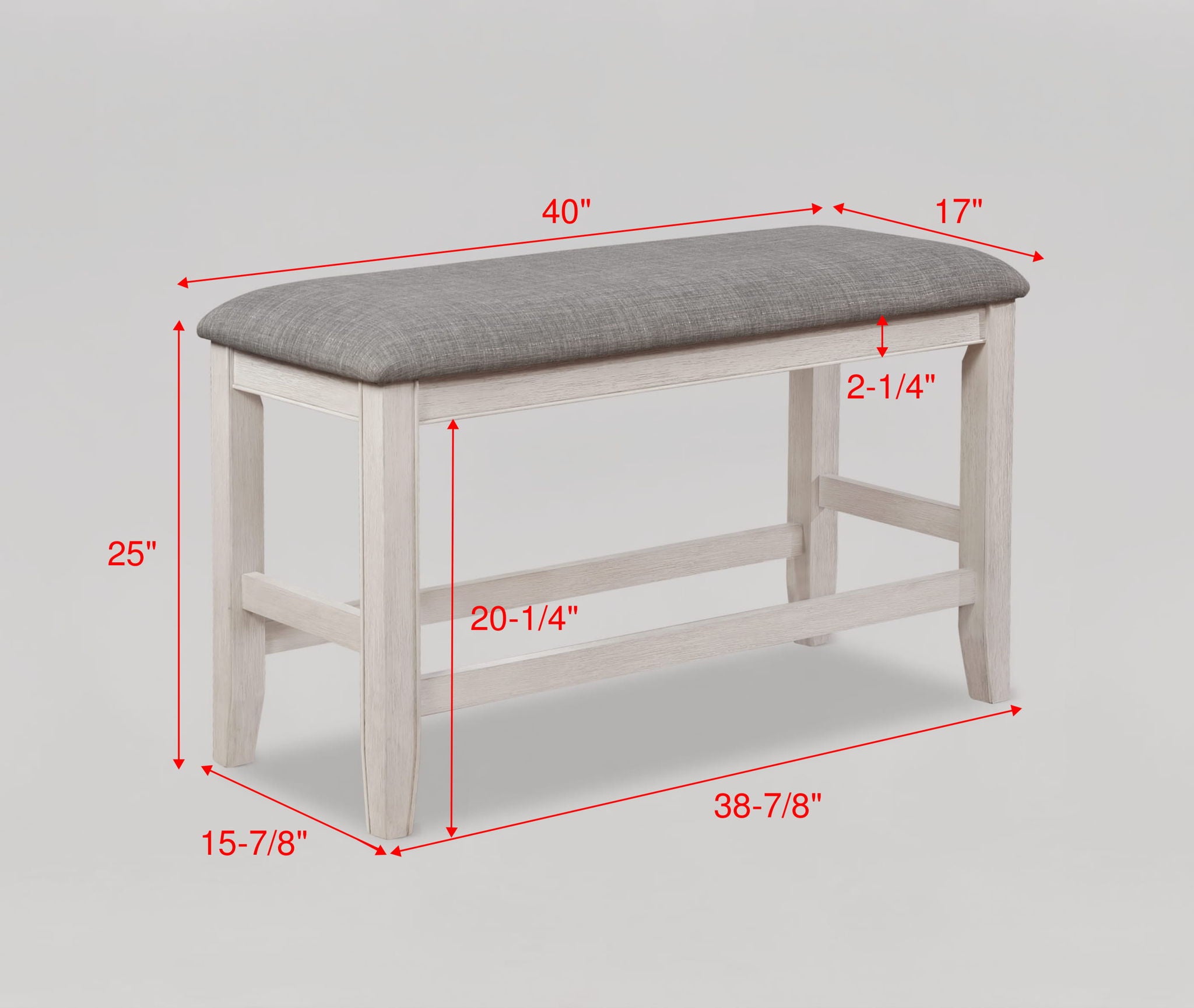 Fulton - Counter Height Bench - Urban Living Furniture (Los Angeles, CA)