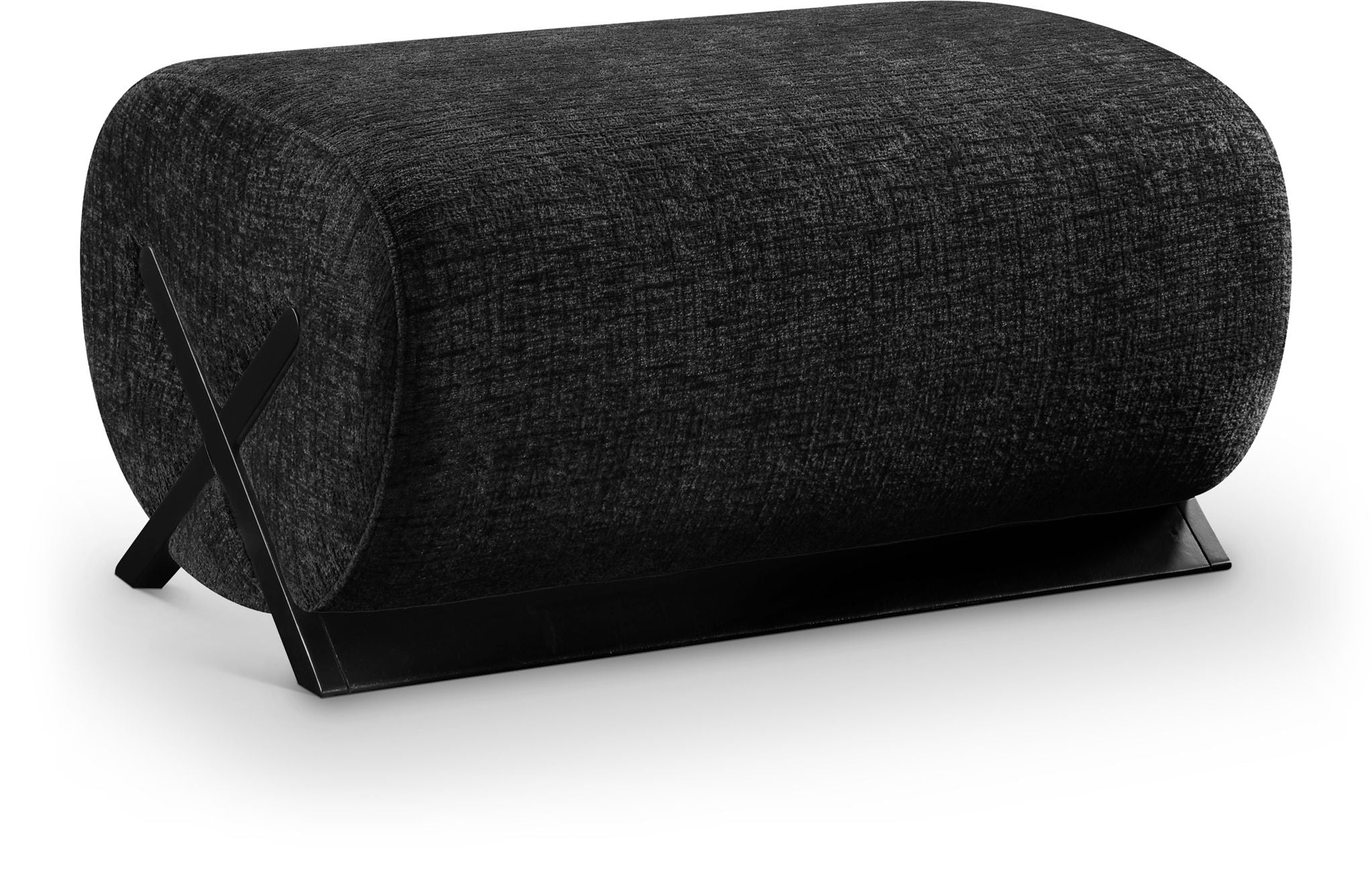 Akira - Fabric Upholstered Ottoman - Urban Living Furniture (Los Angeles, CA)