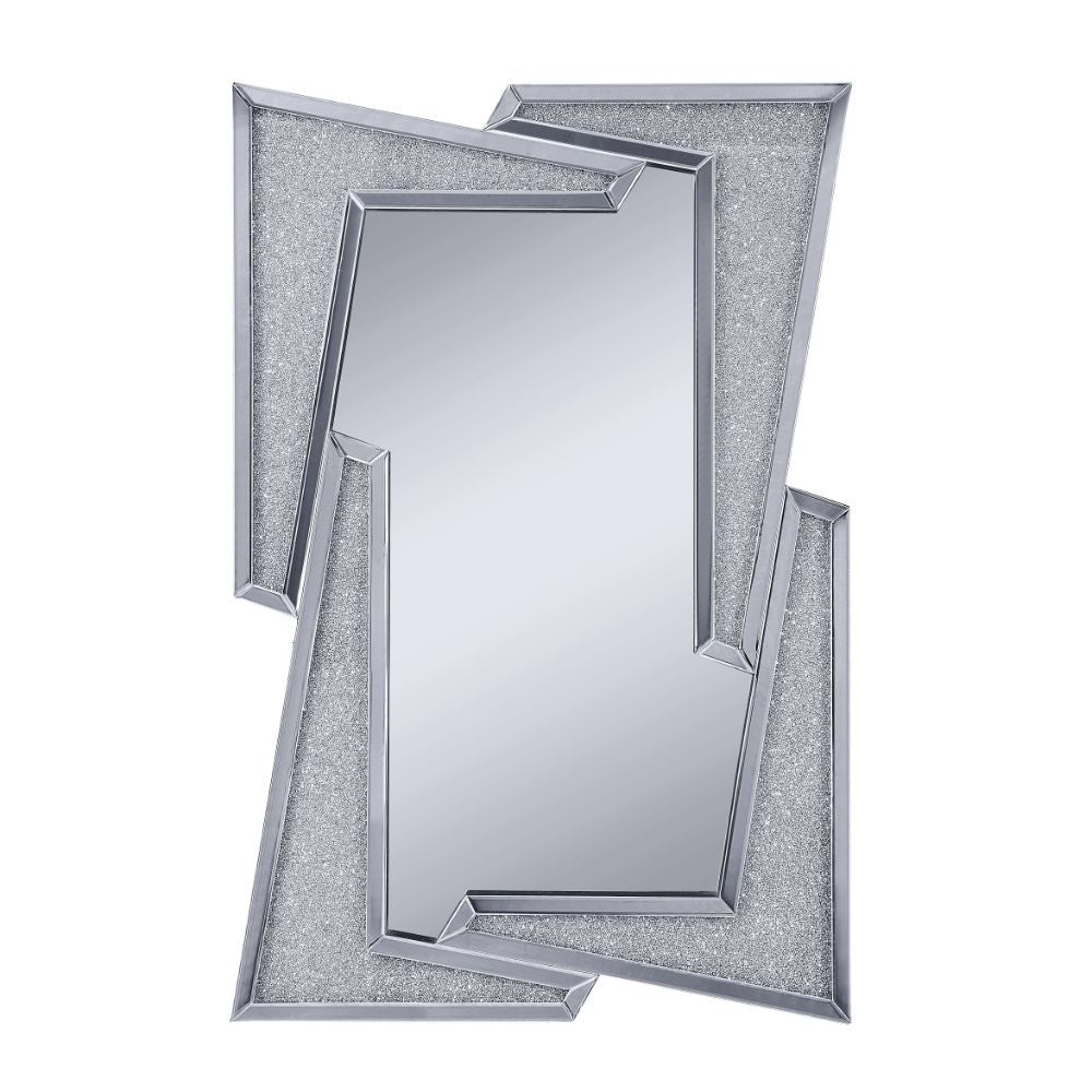 Noralie - 47" Accent Mirror - Mirrored & Faux Diamonds - Urban Living Furniture (Los Angeles, CA)