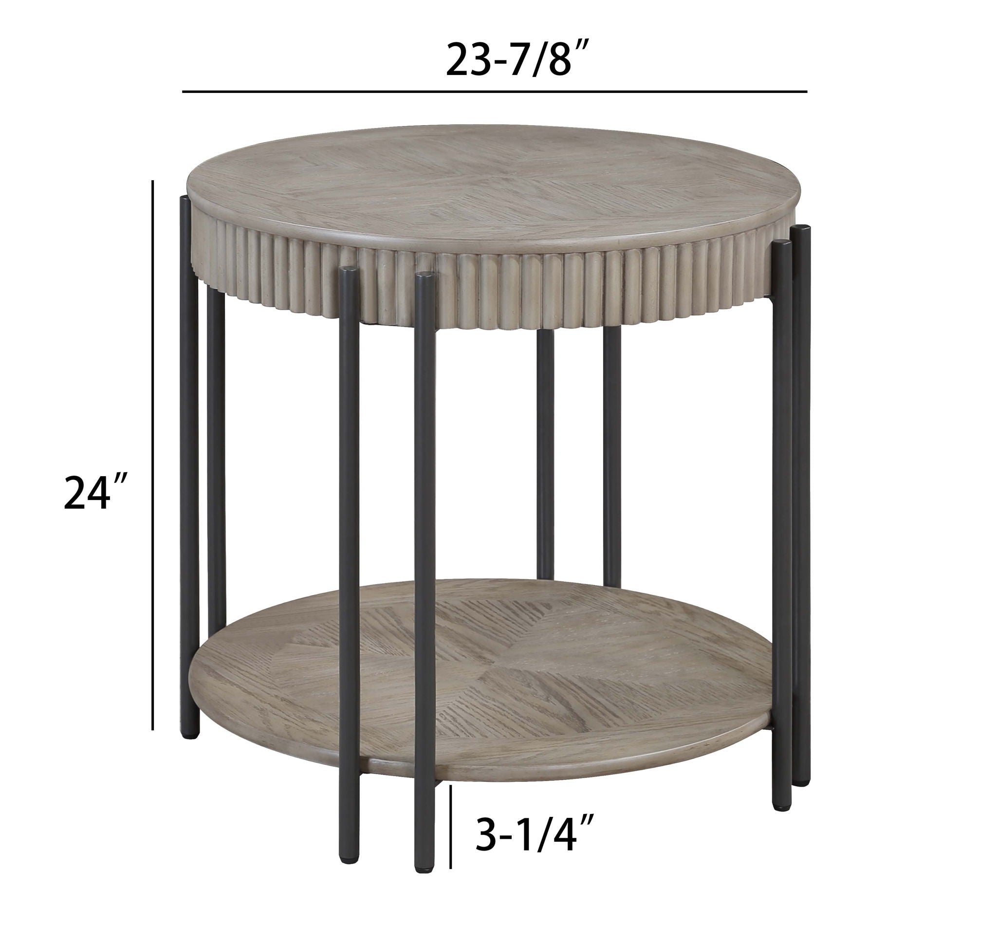 Providence - End Table - Light Brown - Urban Living Furniture (Los Angeles, CA)