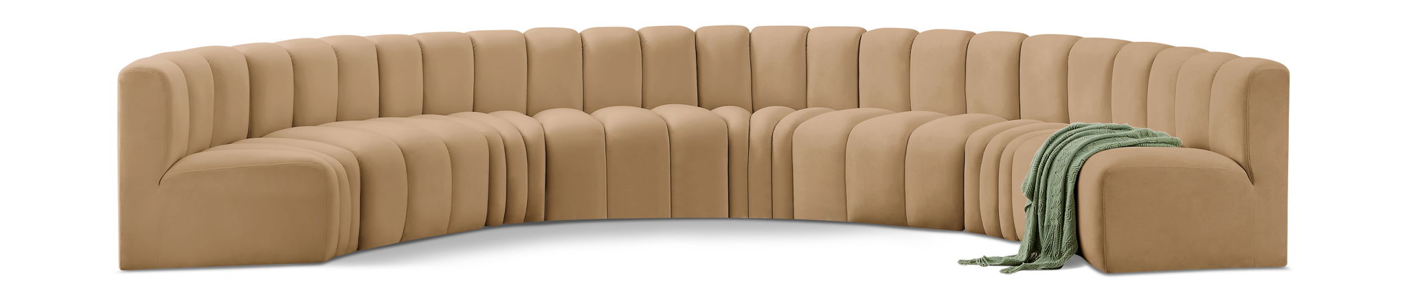 Arc - Velvet 8 Piece U-Shaped Modular Sofa - Urban Living Furniture (Los Angeles, CA)