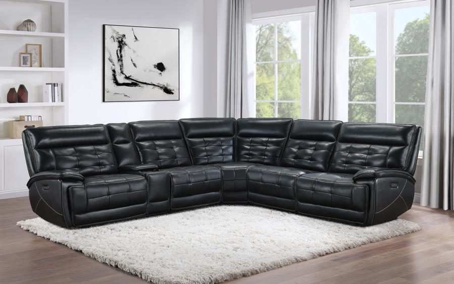Hewitt - LAF Dual Power Recliner, Box 1 of 3 - Black - Urban Living Furniture (Los Angeles, CA)