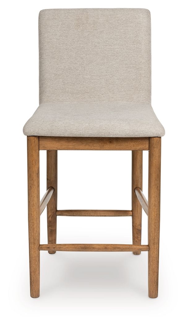 Isanti - Light Brown - Upholstered Barstool (Set of 2) - Urban Living Furniture (Los Angeles, CA)