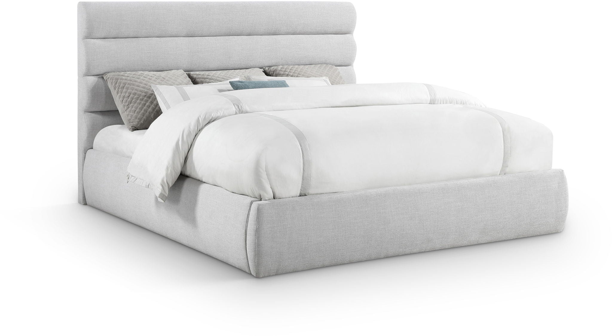 Adam - Linen Fabric Bed With 52" Headboard - Urban Living Furniture (Los Angeles, CA)