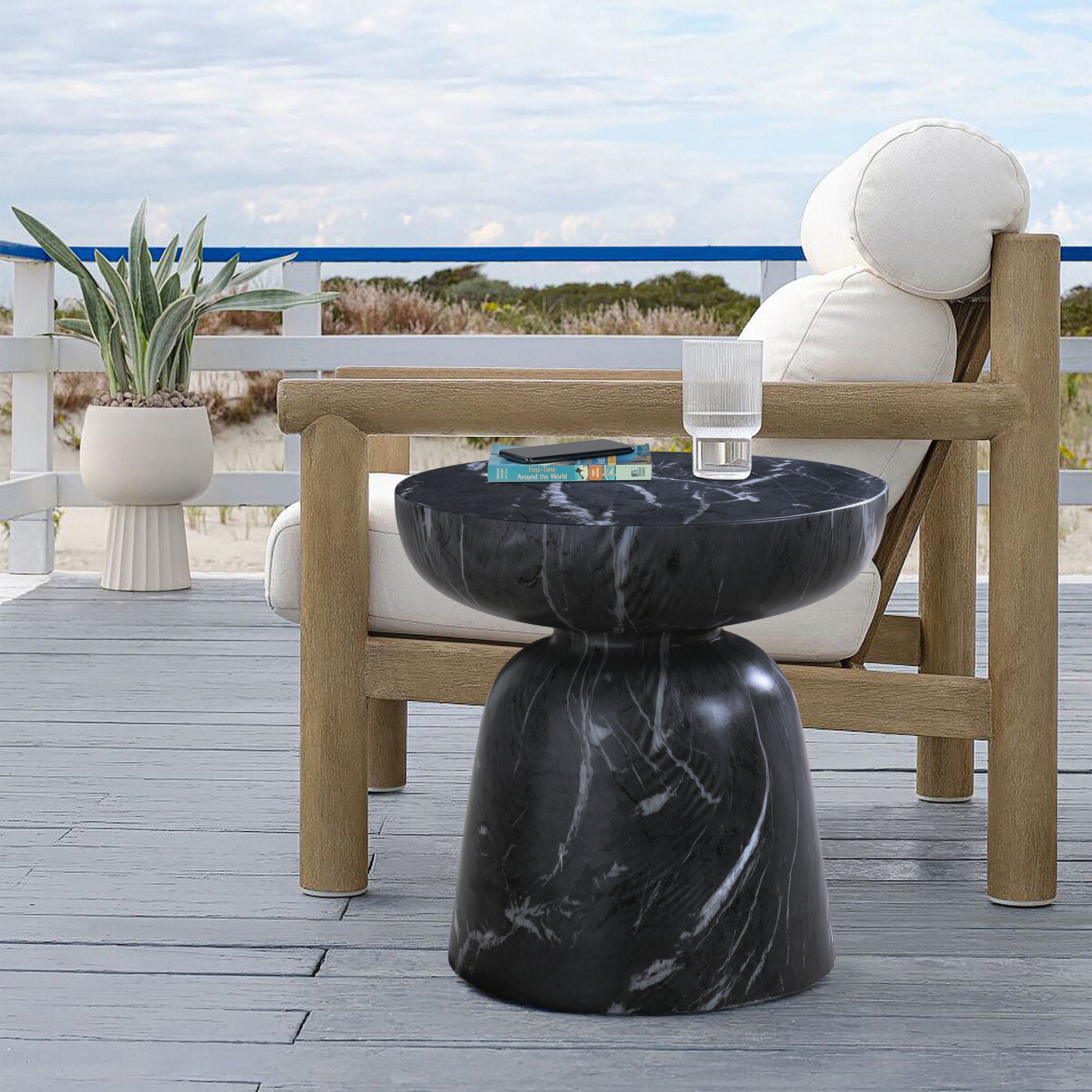 Avellino - Concrete End Table - Urban Living Furniture (Los Angeles, CA)