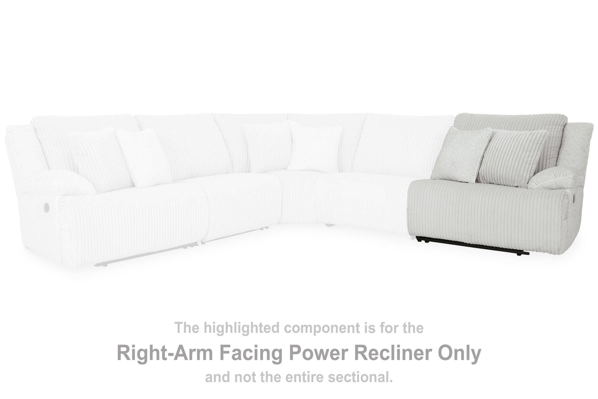 Top Tier - Alloy - Raf Zero Wall Power Recliner - Urban Living Furniture (Los Angeles, CA)