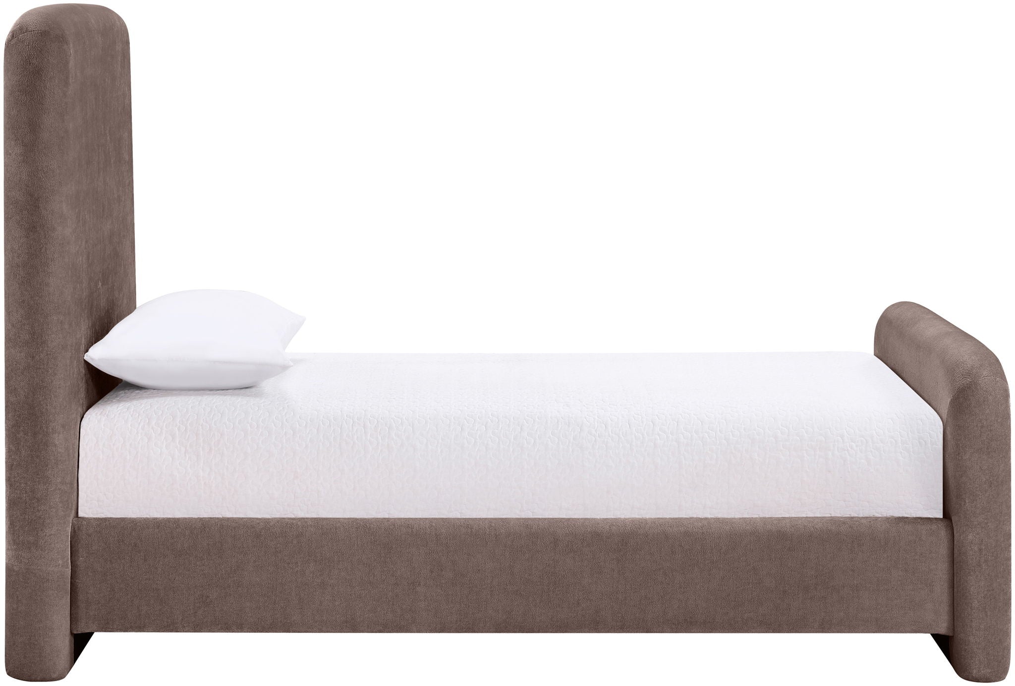 Fira - Chenille Fabric Upholstered Bed - Urban Living Furniture (Los Angeles, CA)