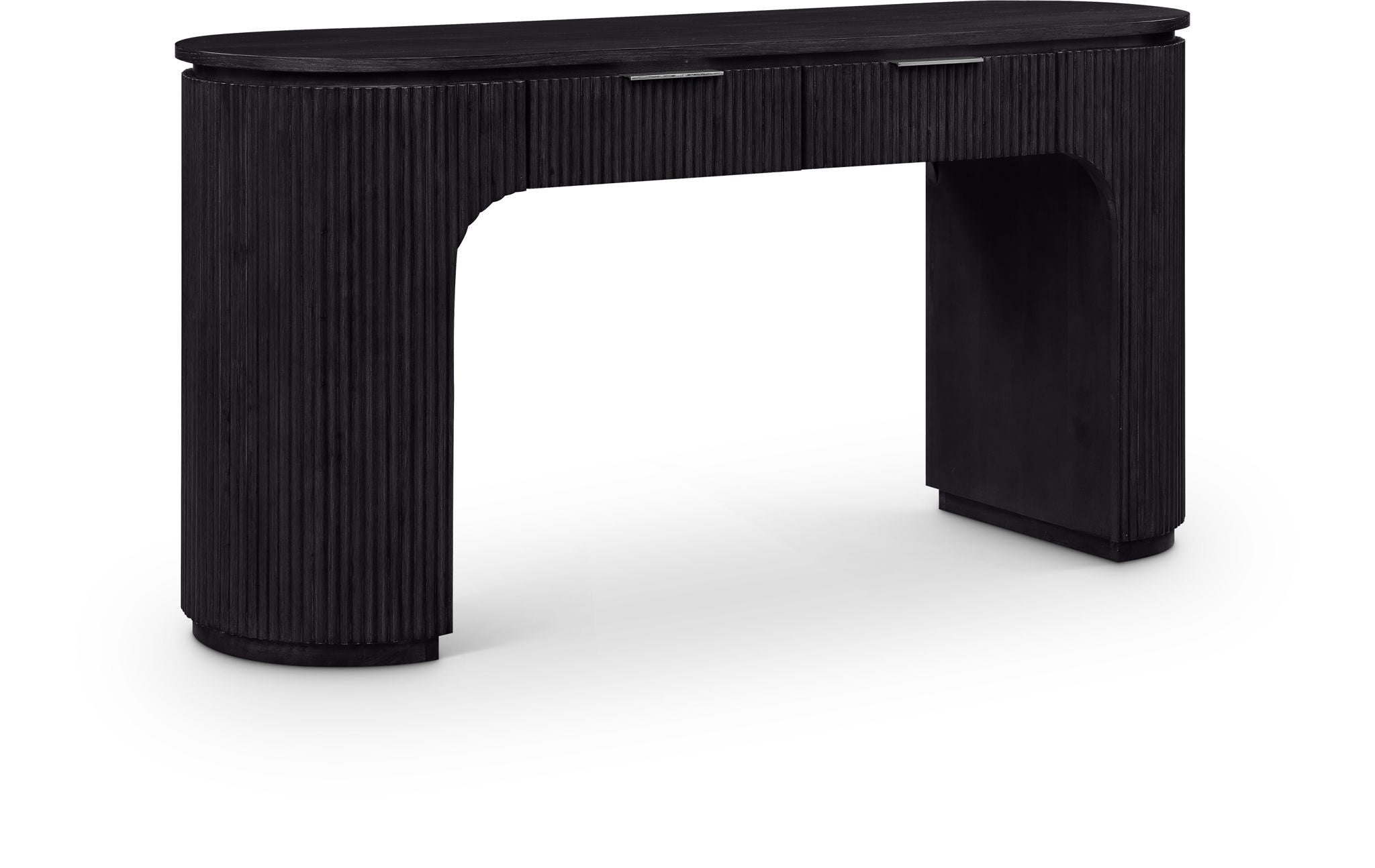 Astrid - Solid Wood And Oak Veneer Desk - Urban Living Furniture (Los Angeles, CA)
