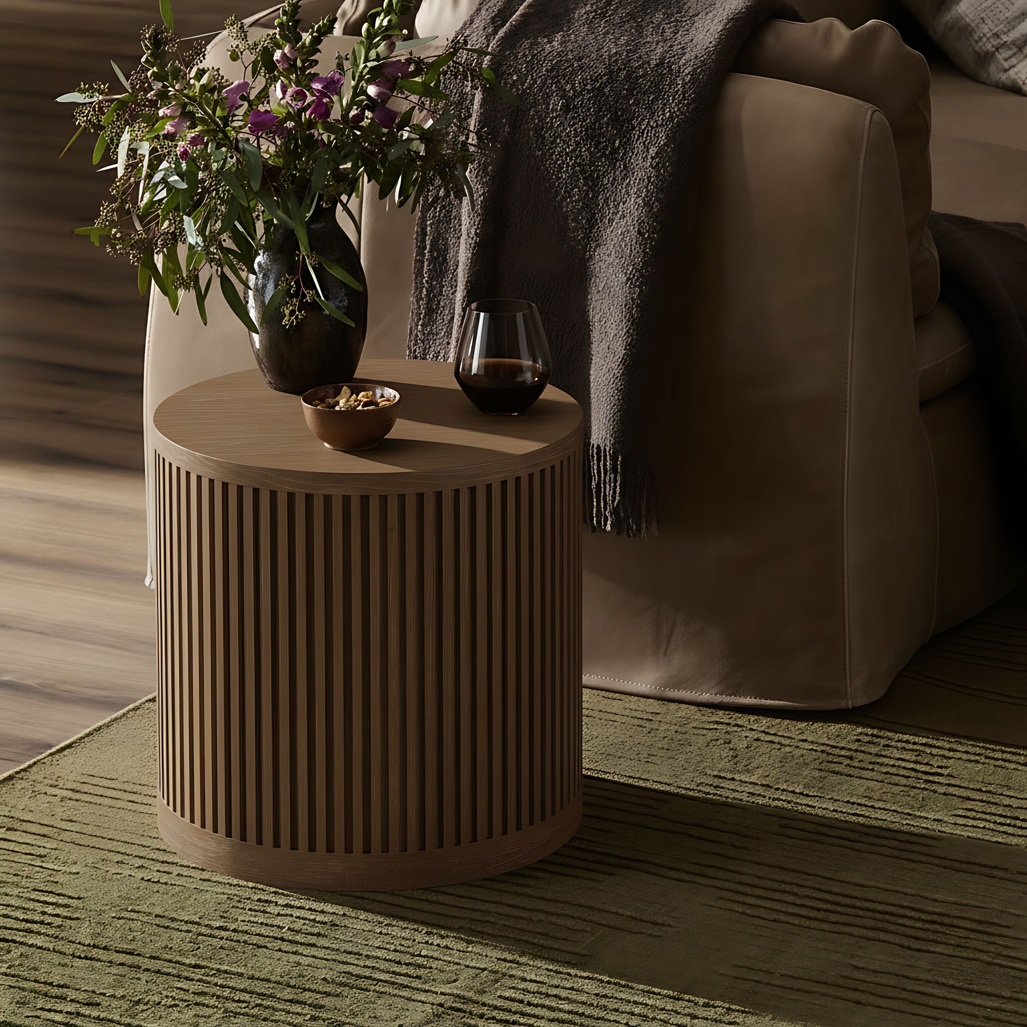 Madera - Oak Veneer And Solid Wood Table - Urban Living Furniture (Los Angeles, CA)