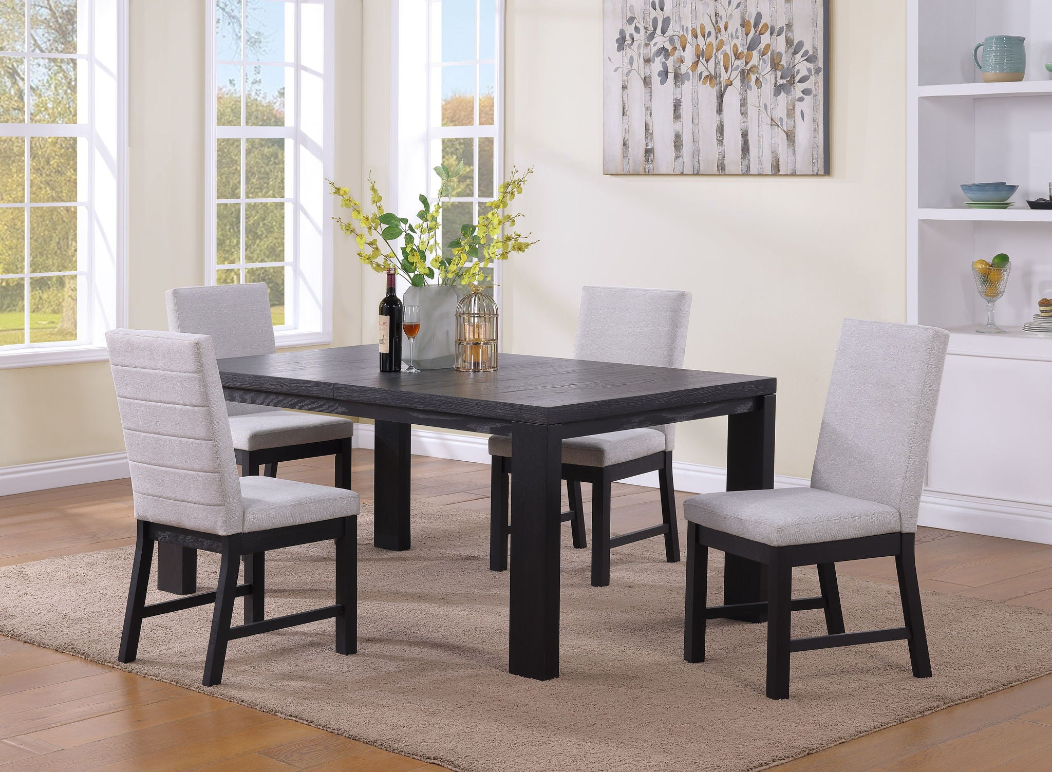 Pelham - Dining Chair (Set of 2) - Charcoal & Gray - Urban Living Furniture (Los Angeles, CA)