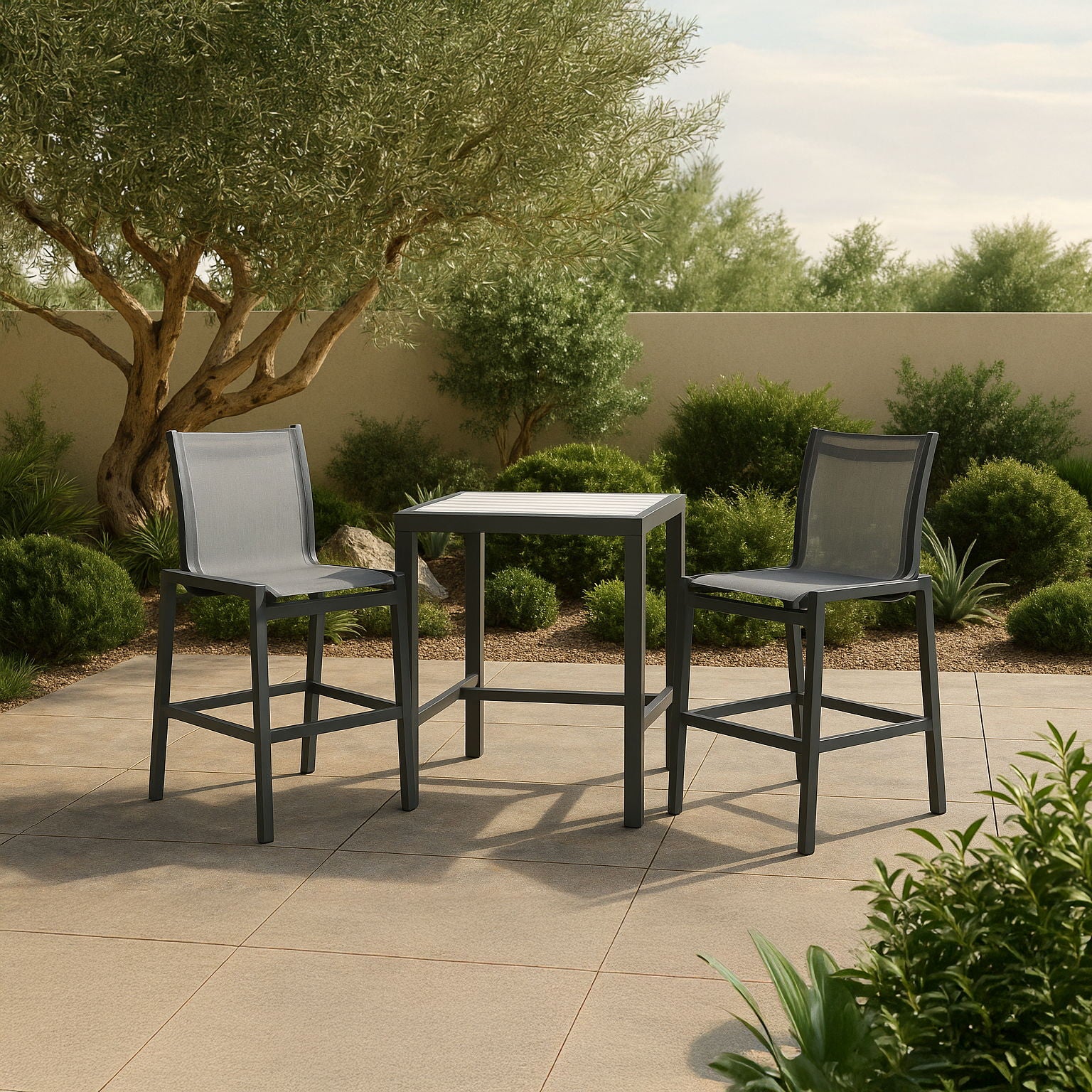 Nizuc - Outdoor Patio Barstool (Set of 2) - Urban Living Furniture (Los Angeles, CA)