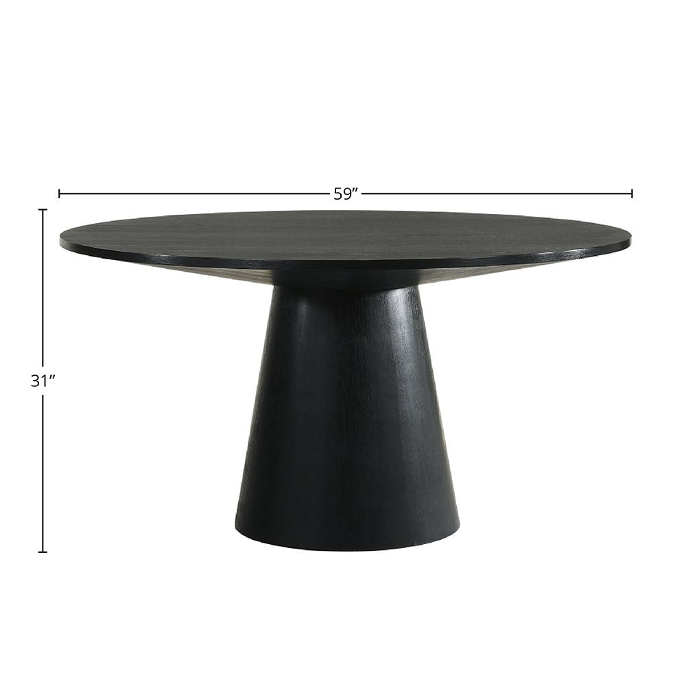 Froja - Round Dining Table - Black - Urban Living Furniture (Los Angeles, CA)
