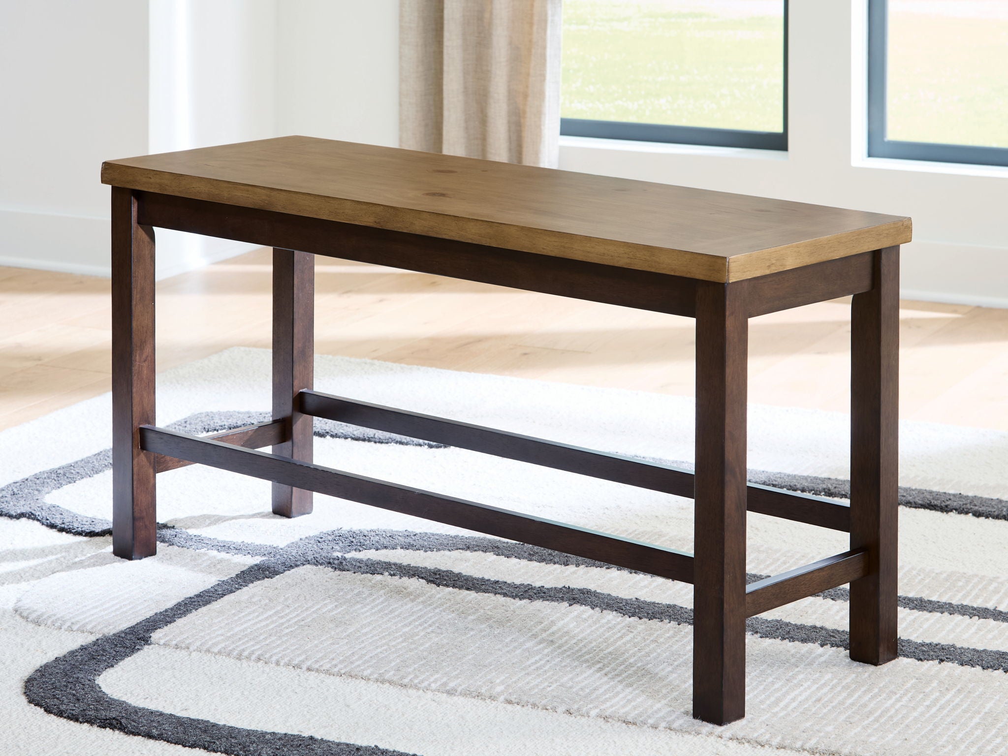 Rylandeen - Double Counter Height Bench - Light Brown / Dark Brown - Urban Living Furniture (Los Angeles, CA)