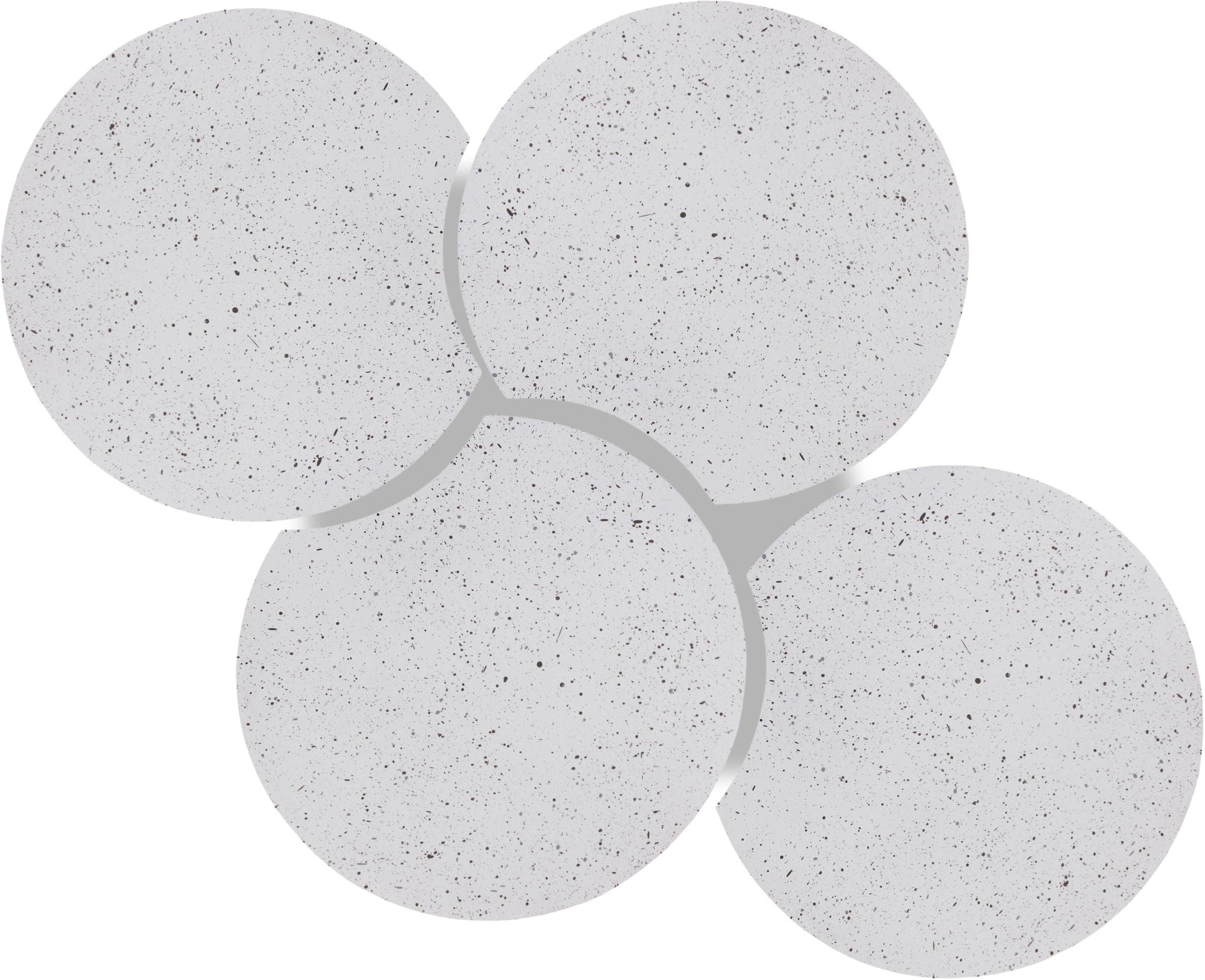 Dimple - 20" 4 Piece Modular Coffee Table - Terazzo Finish - Urban Living Furniture (Los Angeles, CA)