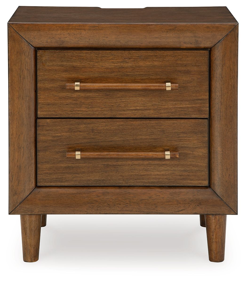 Lyncott - Brown - Two Drawer Night Stand - Urban Living Furniture (Los Angeles, CA)