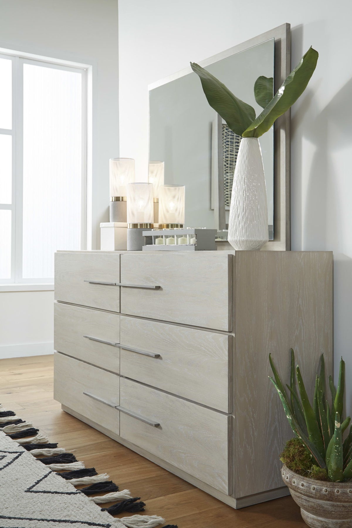 Destination - Six Drawer Dresser - Cotton Gray (2024)