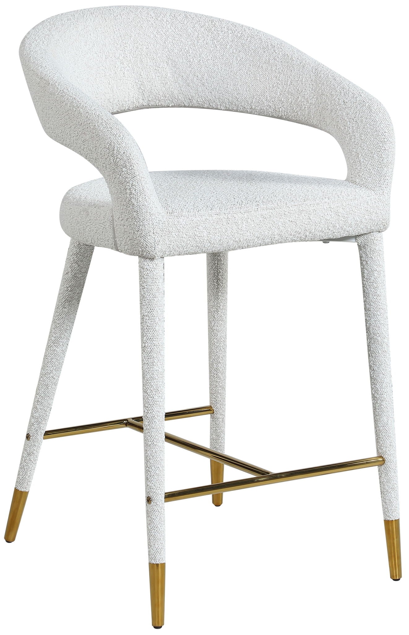Destiny - Stool - Cream - Fabric - Urban Living Furniture (Los Angeles, CA)