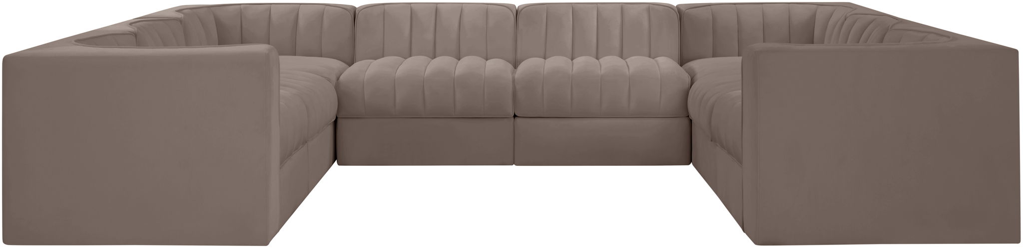 Rummi - Velvet Performance Fabric Upholstered Modular Sectional - Urban Living Furniture (Los Angeles, CA)