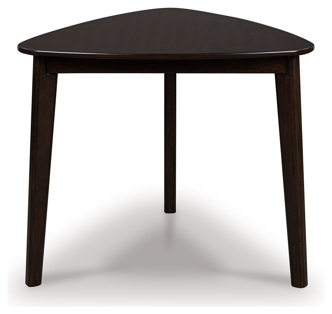 Mallenette - Merlot - Triangle Dining Room Table - Urban Living Furniture (Los Angeles, CA)