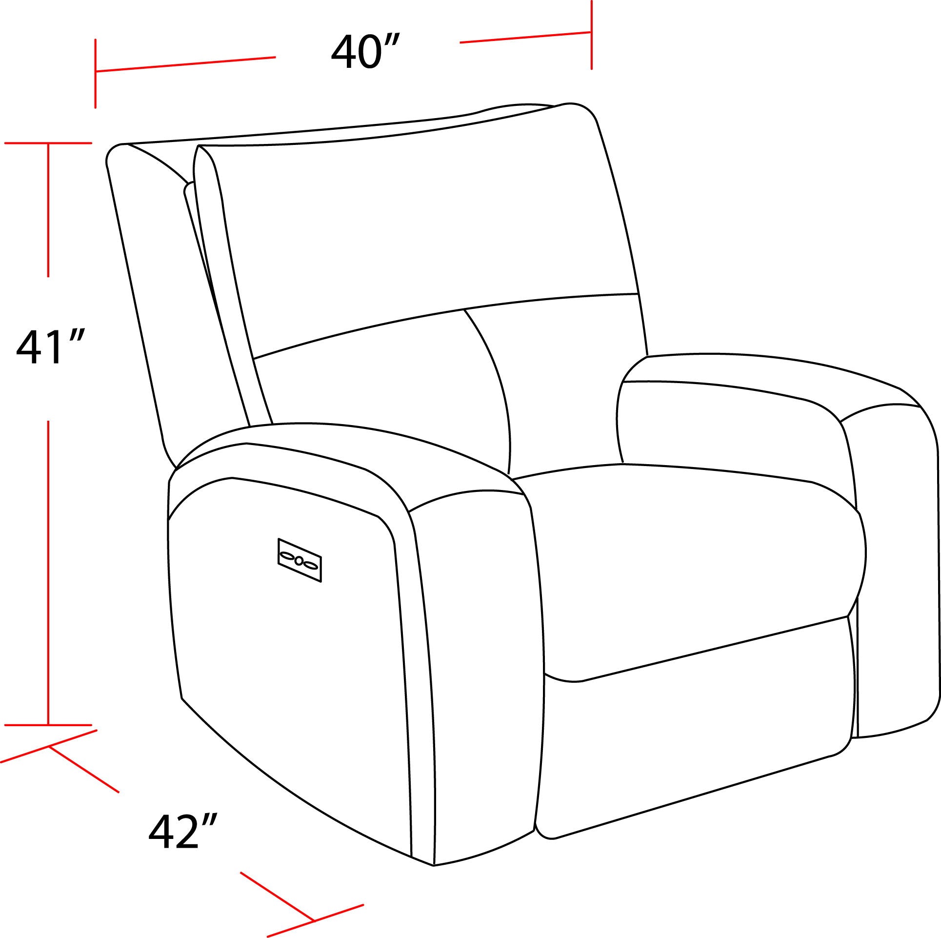 Polaris - Power Recliner - Urban Living Furniture (Los Angeles, CA)