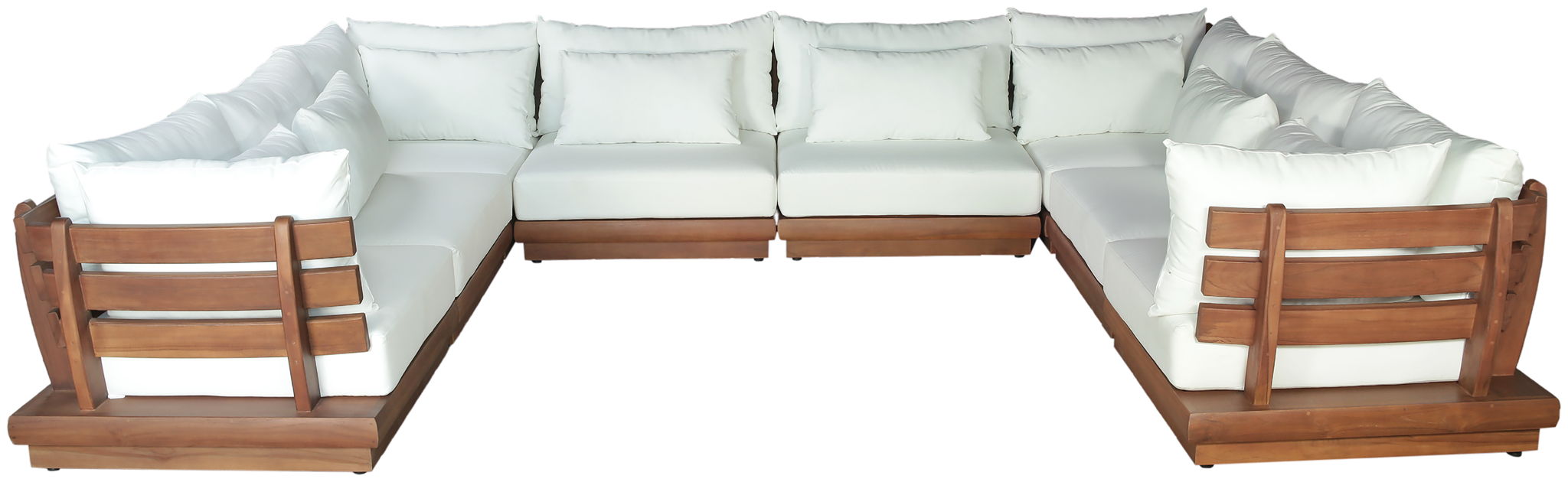 Mirella - 8 Piece Water Resistant Fabric Upholstered Outdoor Patio Modular Sectional - Urban Living Furniture (Los Angeles, CA)