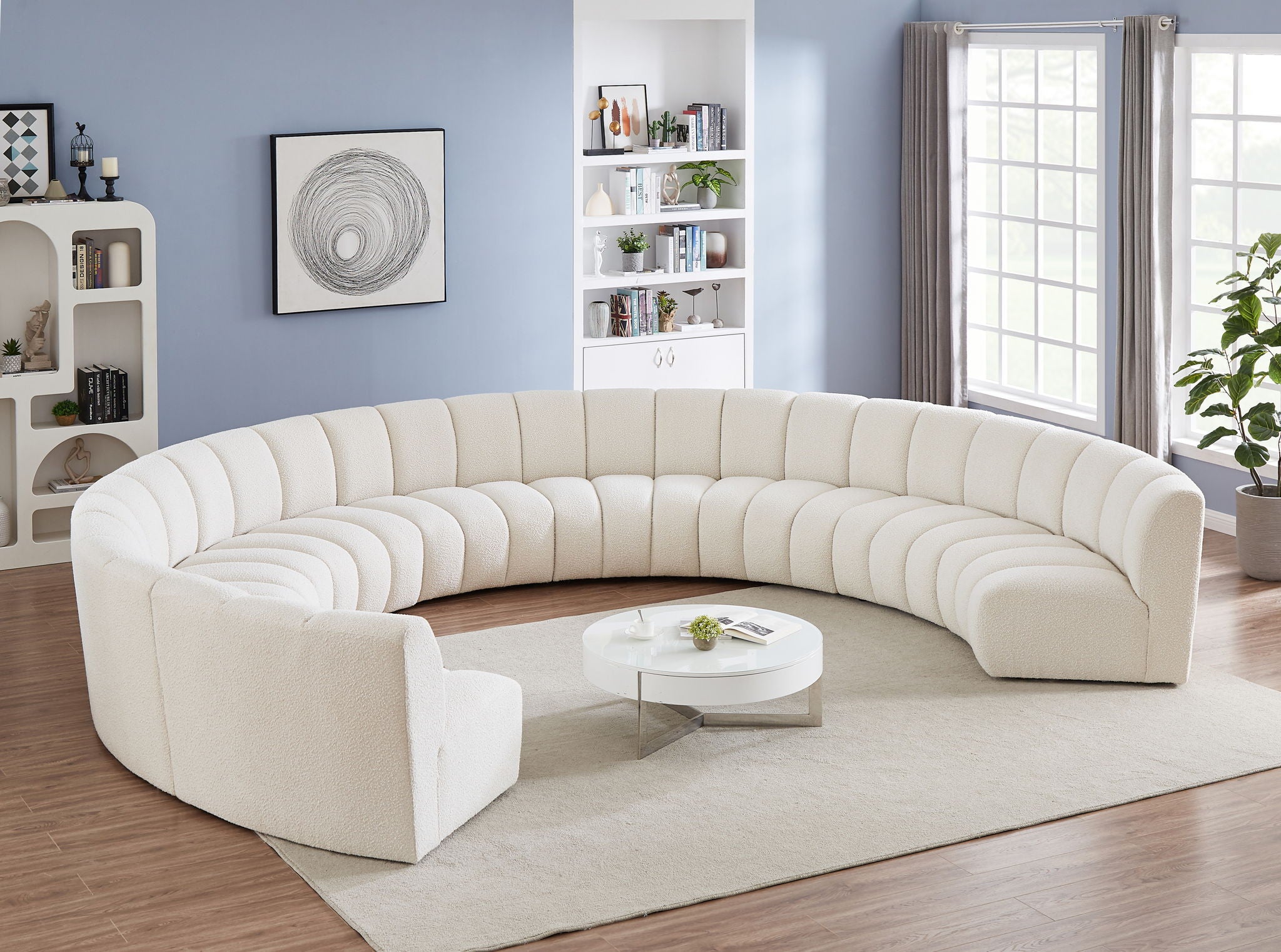 Infinity - 9 Piece Boucle Modular Sectional - Urban Living Furniture (Los Angeles, CA)
