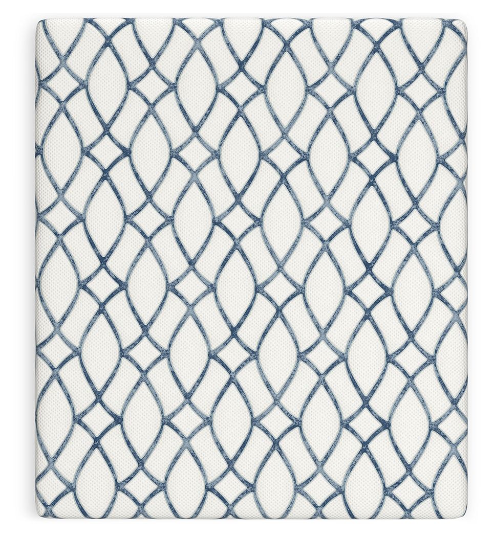 12 Inch Chime Elite 2.0 - White / Blue - California King Mattress - Urban Living Furniture (Los Angeles, CA)