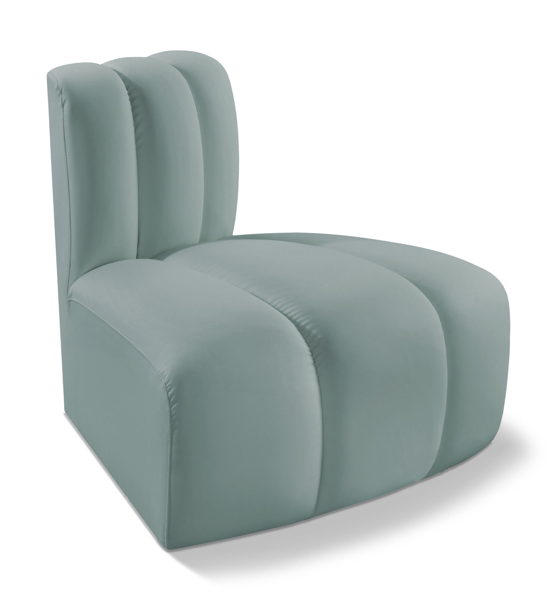 Arc - Faux Leather Reverse Corner Chair - Urban Living Furniture (Los Angeles, CA)