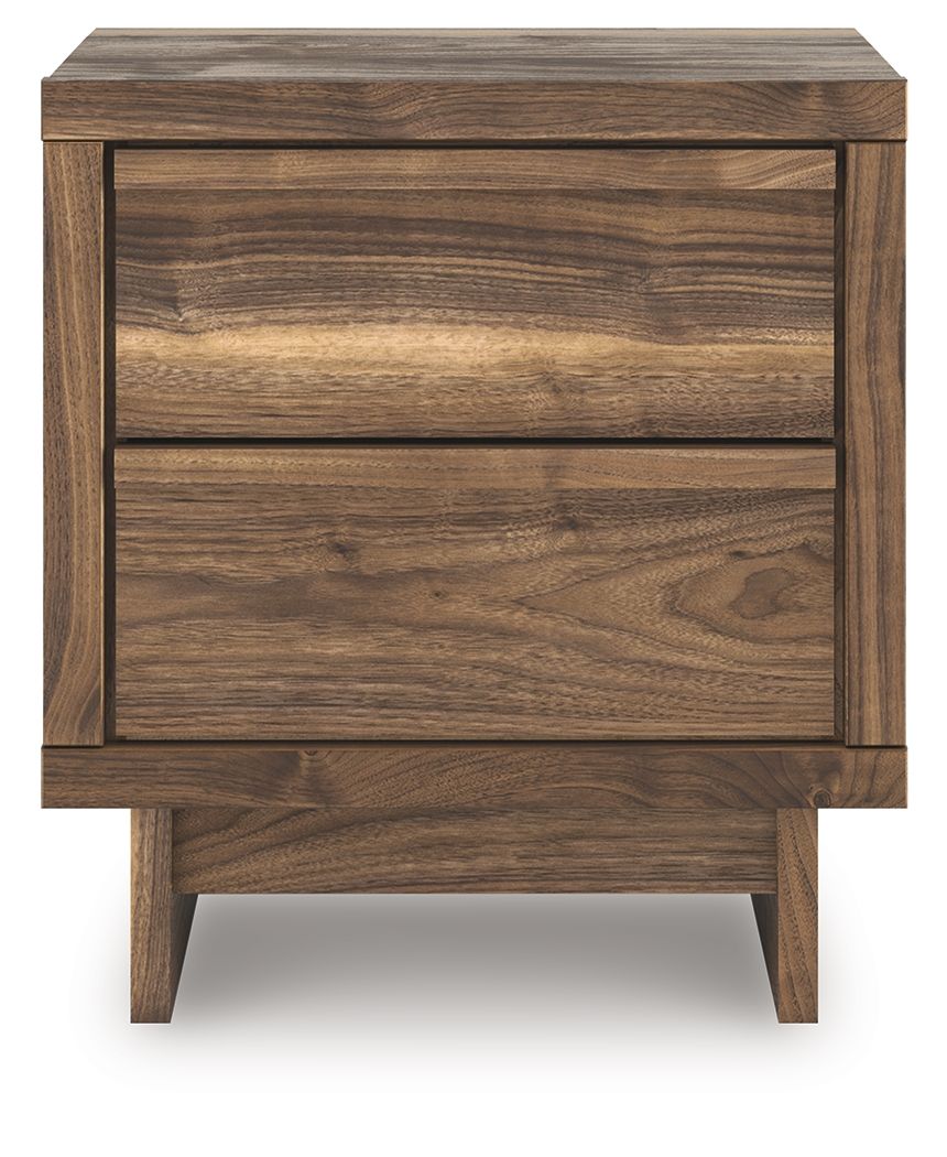 Chirason - Brown - Two Drawer Night Stand - Urban Living Furniture (Los Angeles, CA)