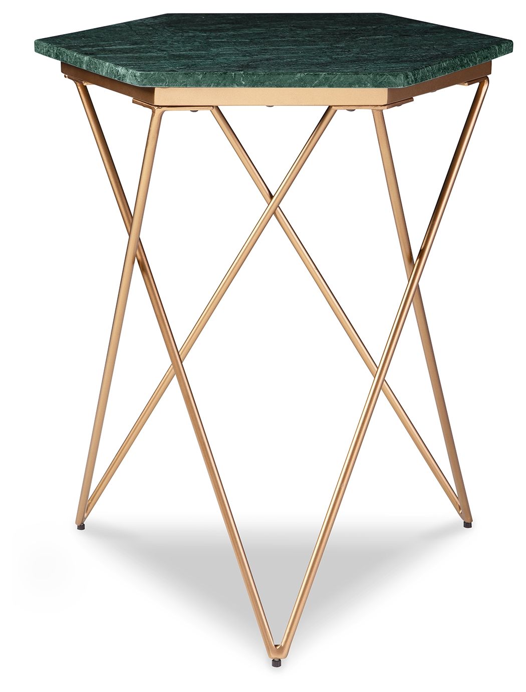 Engelton - Green / Gold - Accent Table - Urban Living Furniture (Los Angeles, CA)