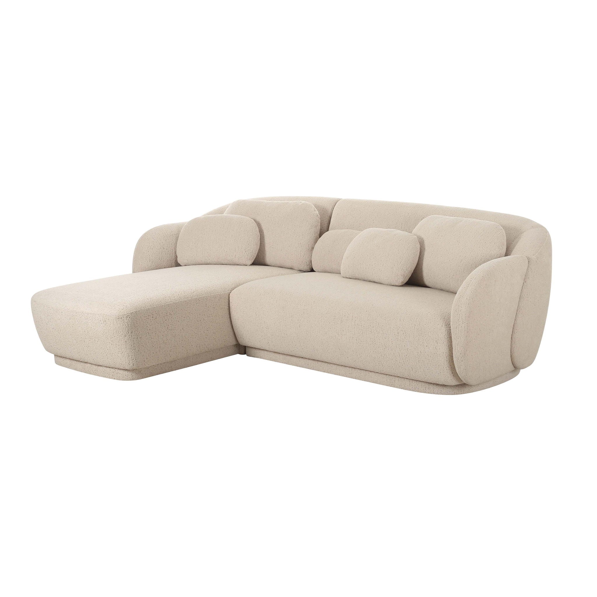 Misty - Boucle Sectional - Urban Living Furniture (Los Angeles, CA)