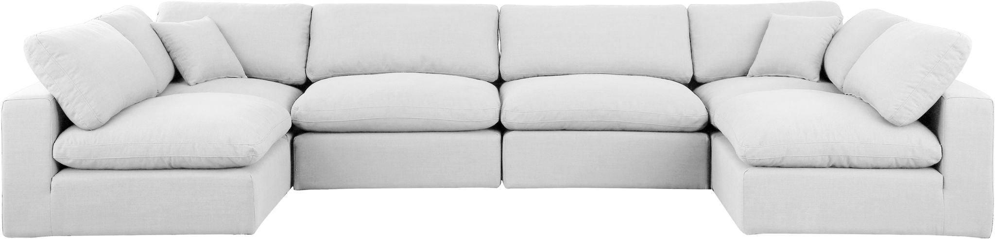 Comfy - 6 Piece Linen Modular Armless Sectional - Urban Living Furniture (Los Angeles, CA)