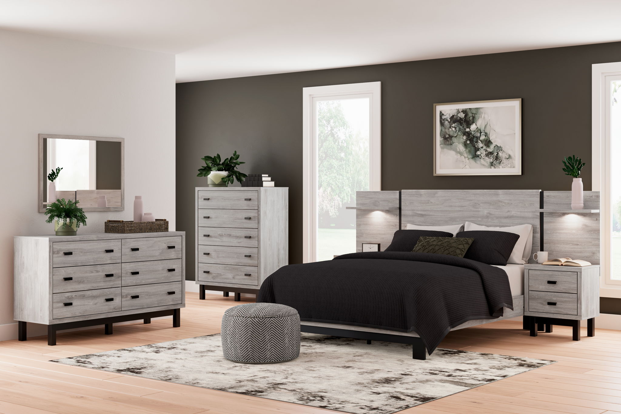 Vessalli - Panel Bedroom Set - Urban Living Furniture (Los Angeles, CA)