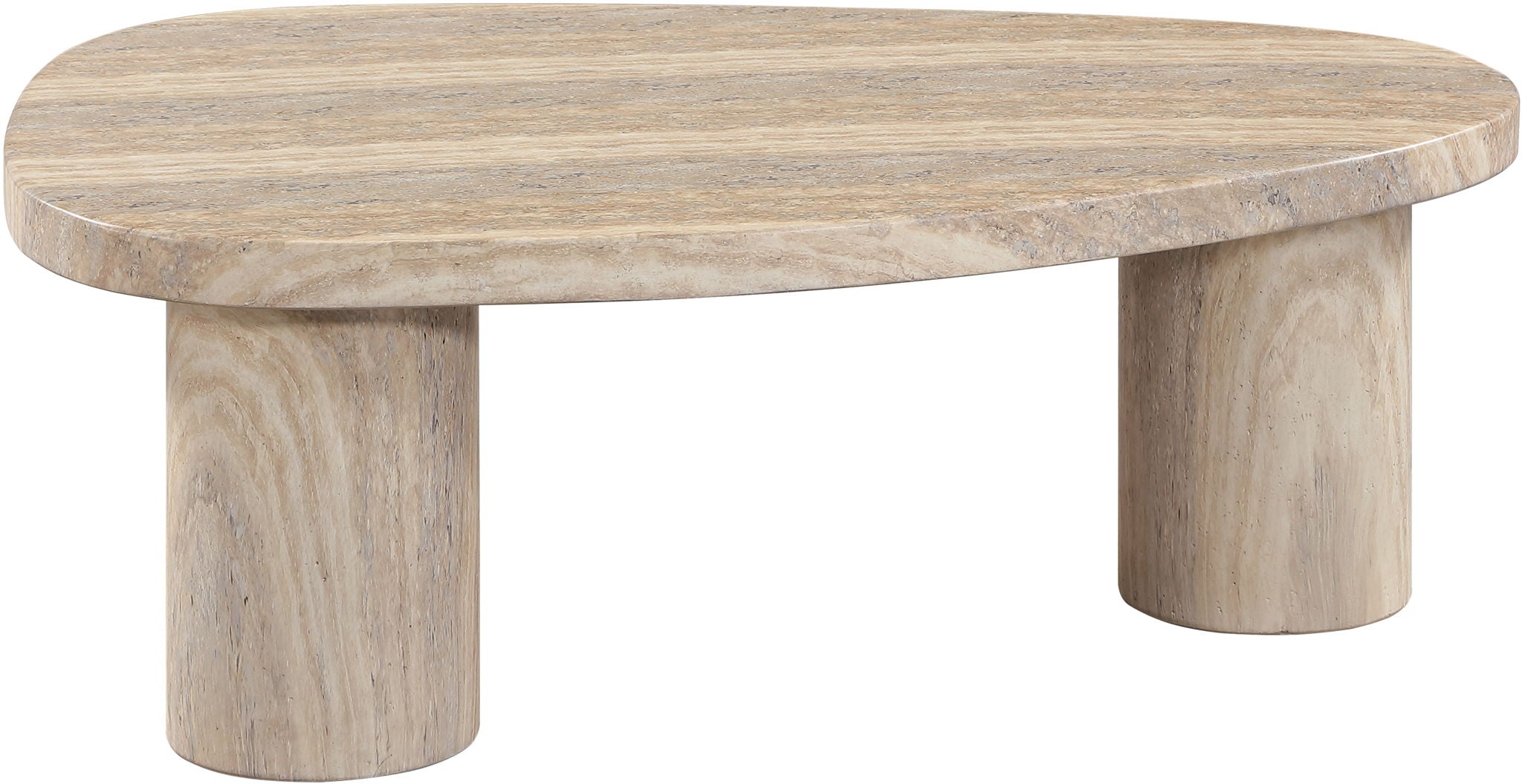 Teramo - Traverine Concrete Indoor/Outdoor Coffee Table - Urban Living Furniture (Los Angeles, CA)
