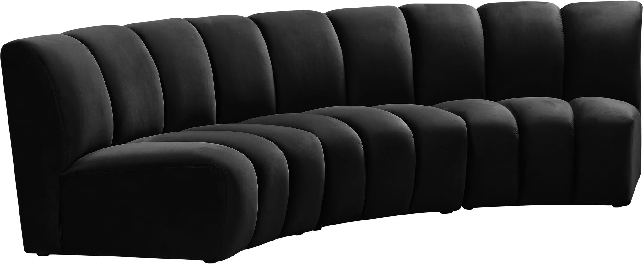 Infinity - 3 Piece Velvet Modular Sectional - Urban Living Furniture (Los Angeles, CA)