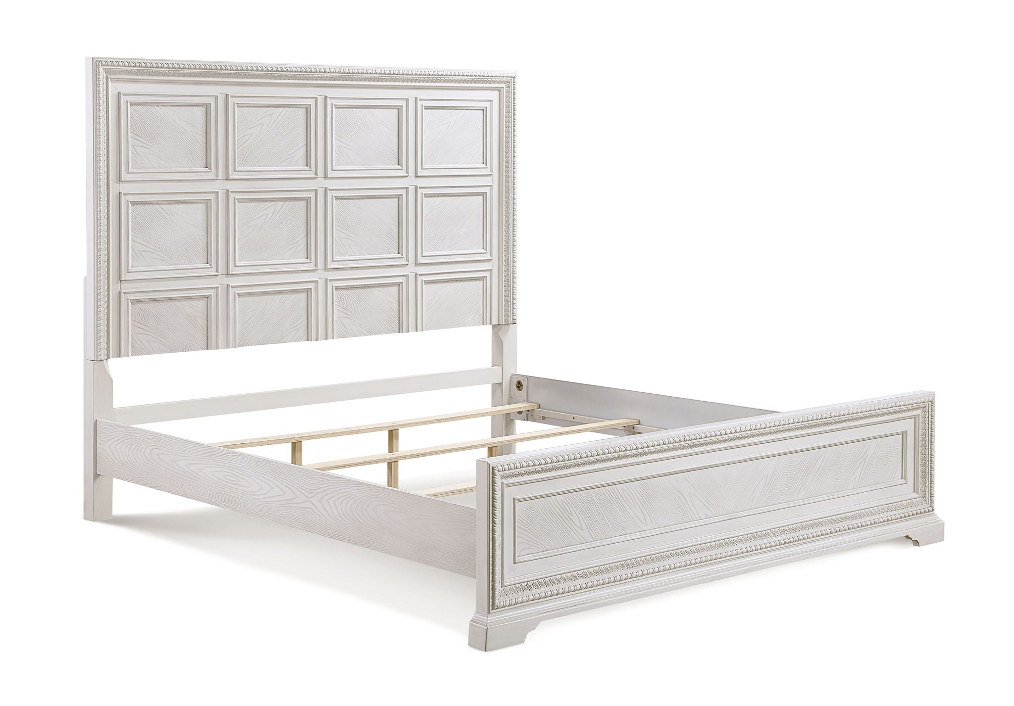 Alexandria - King Panel Bed - White - Urban Living Furniture (Los Angeles, CA)
