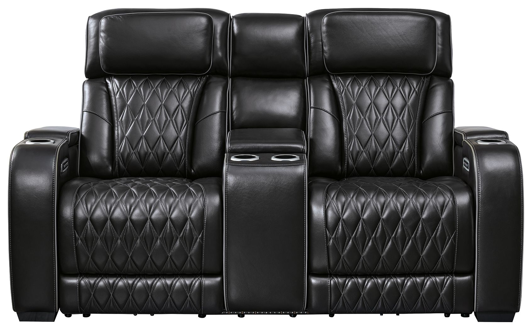 Boyington - Power Reclining Loveseat With Console/Adj Hdrst - Urban Living Furniture (Los Angeles, CA)
