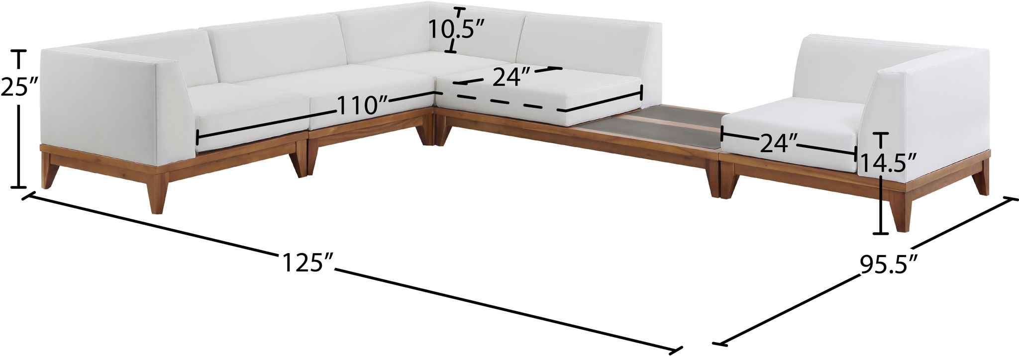 Rio - Modular Sectional - Urban Living Furniture (Los Angeles, CA)