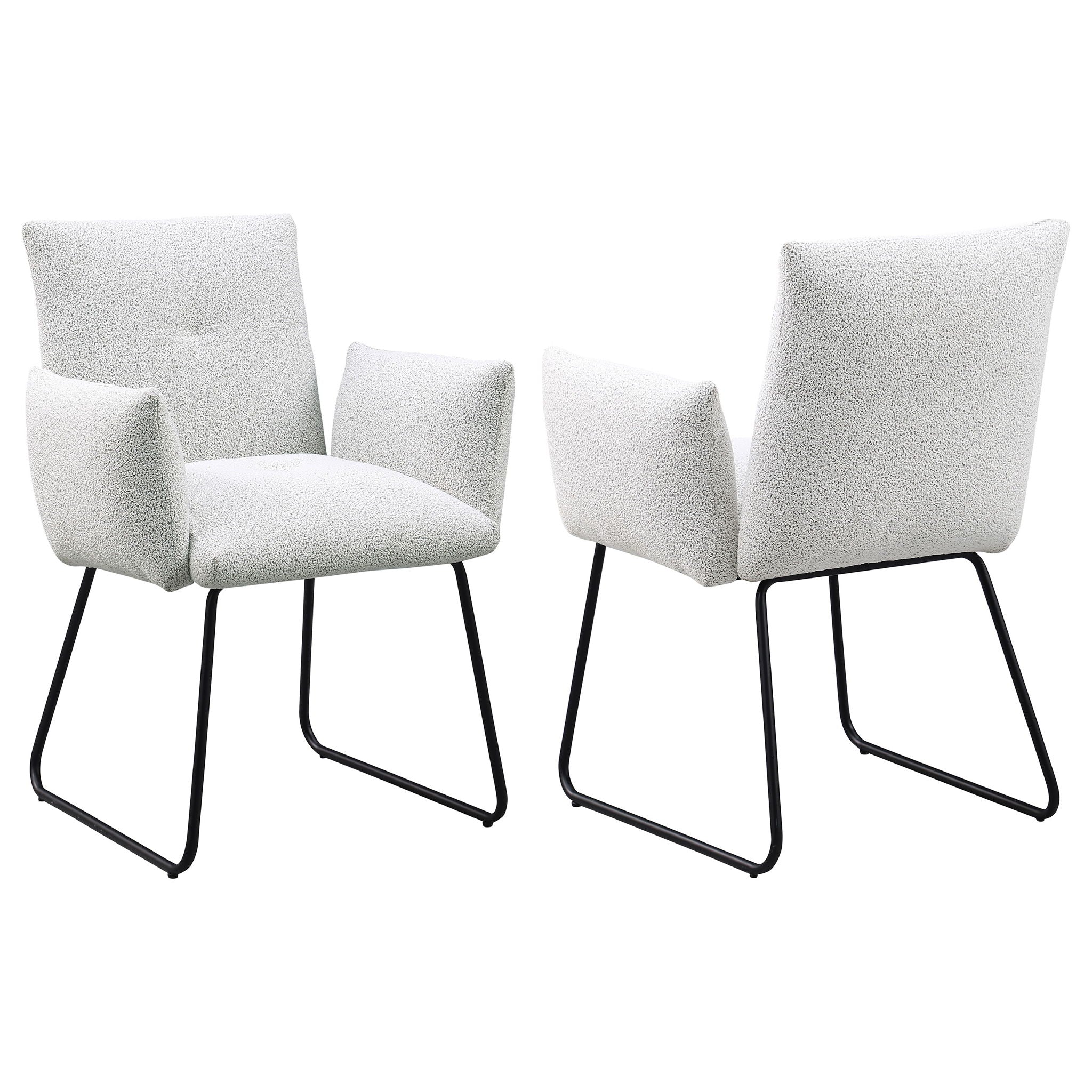 Ackland - Upholstered Dining Side Chair (Set of 2) - Light Gray - Urban Living Furniture (Los Angeles, CA)