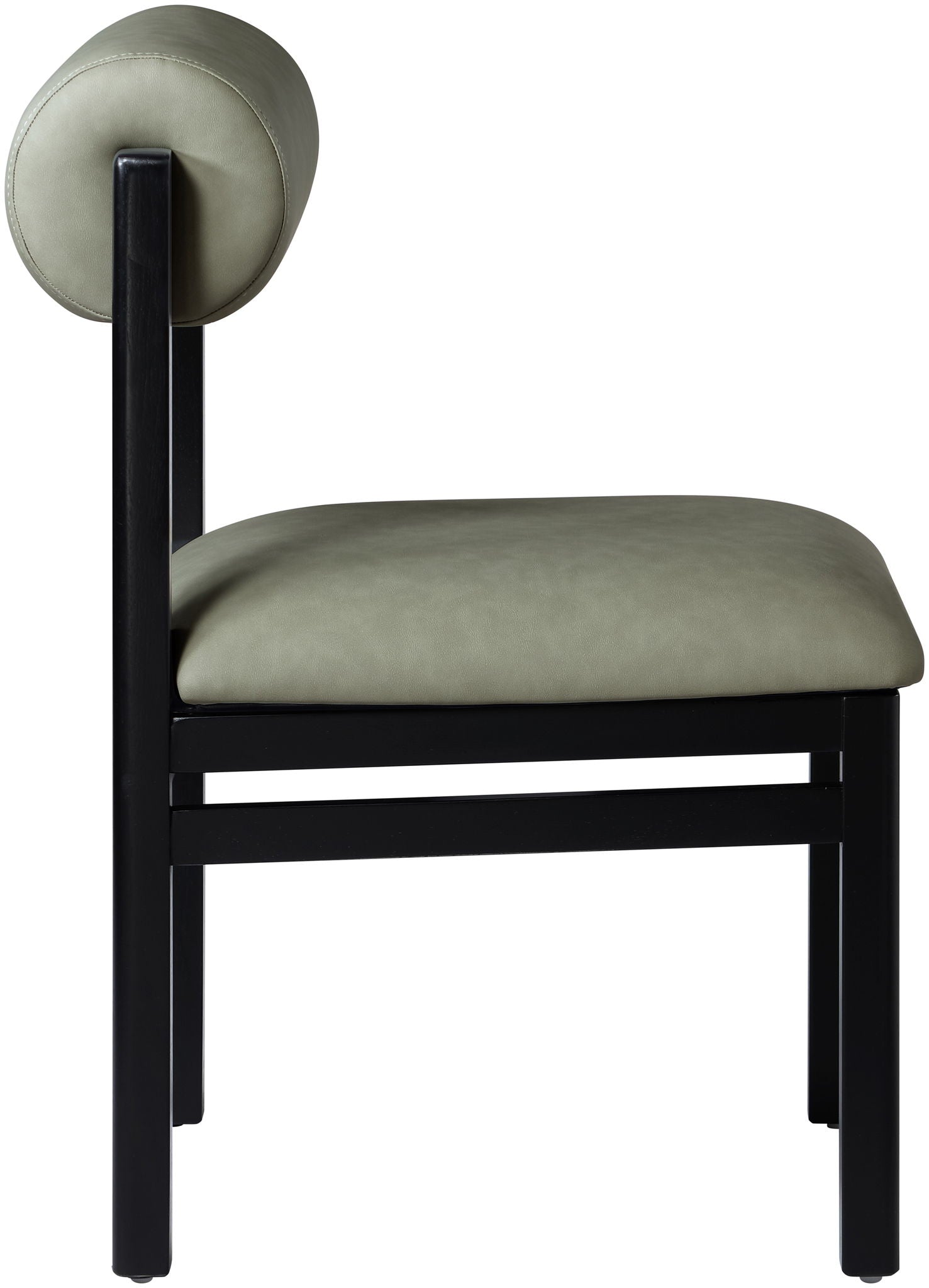 Roundhill - Faux Leather Dining Chair (Set of 2) - Black Frame - Urban Living Furniture (Los Angeles, CA)